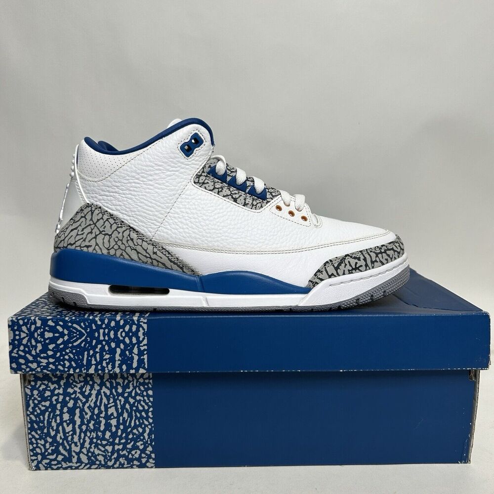 Nike Air Jordan 3 Retro “Wizards/Blue White Copper” 2024 - Picture 4 of 8